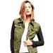 Free People Jackets & Coats | Free People Military Hoodie Jacket | Color: Black/Green | Size: S