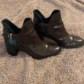 Zara Shoes | 3 Items For $20! Zara Brown Black Leather Booties | Color: Black/Brown | Size: 6
