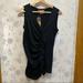 Tory Burch Tops | New Tory Burch Senta Black Size Small Ruffle Tank | Color: Black | Size: S