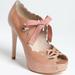 Anthropologie Shoes | Gorgeous Nude Blush Leather Heels | Color: Cream/Pink | Size: 7.5