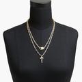 J. Crew Jewelry | J. Crew Lock And Key Double Strand Necklace | Color: Silver | Size: About 20” But Adjustable