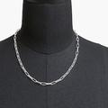 J. Crew Jewelry | J. Crew Paper Clip Toggle Necklace | Color: Silver | Size: About 18”