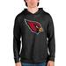 Men's Antigua Heathered Black Arizona Cardinals Team Absolute Pullover Hoodie