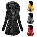 winter jacket women uk coat womens womens black long padded coat womens coats size 14 parka coat outdoor coat (winter coats B22-Black,M)