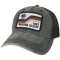 Men's Black Boston College Eagles Sun & Bars Dashboard Trucker Snapback Hat