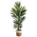 7' Kentia Artificial Palm in Handmade Natural Jute and Cotton Planter