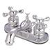 Elements Of Design Double Handle 4" Centerset Bathroom Faucet with