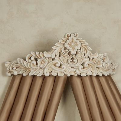 Viviana Wall Teester Bed Crown Antique Ivory , Antique Ivory