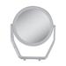 7'' Round Dual-Sided Rotating Countertop Mirror by Zadro Products Inc. in Clear