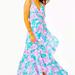 Lilly Pulitzer Dresses | $258 Lilly Pulitzer Blue Taylee Maxi Dress Small New With Tags | Color: Blue/Pink | Size: 4