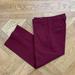 J. Crew Pants & Jumpsuits | J. Crew Patio Pants Bi-Stretch Cotton Burgundy | Color: Red | Size: 4
