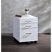 Inbox Zero Bowden 3-Drawer Mobile Lateral Filling Cabinet Wood in White | 22 H x 16 W x 19 D in | Wayfair 7EC5C3A0D00D4C83A39294BD646E5A49