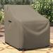 Covers & All Heavy Duty Waterproof Outdoor Chair Cover, All Weather Protection Patio Deep Seat Lawn Chair Cover in Brown | Wayfair Chair-M-Beige-01