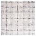 Gray/White 96 x 1.97 in Indoor Area Rug - 17 Stories Hartz Geometric Gray/Ivory Area Rug Polypropylene/Jute & Sisal | 96 W x 1.97 D in | Wayfair