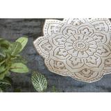 Ophelia & Co. Flower Decorative Storage Trinket Dish Metal in White | 2 H x 9 W x 9 D in | Wayfair 17EA2D2065BD45B2A2B01BB36C18F961