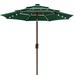 Arlmont & Co. Keensburg 9' Lighted Umbrella Metal in Green | 99.6 H x 108 W x 108 D in | Wayfair 154A5870A8AA40F6B1A404A22059A373