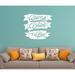 Trinx Decorative Wall Decal Vinyl in White | 23 H x 27 W in | Wayfair F057BB97CAFA4467AB3F63D6122AFB2E