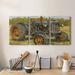 Rosalind Wheeler Rustic Tractors III- Premium Gallery Wrapped Canvas - Ready To Hang Canvas, Solid Wood in White | 18 H x 36 W x 1 D in | Wayfair