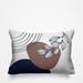 ULLI HOME Lupita Mid-Century Indoor/Outdoor Throw Pillow Polyester/Polyfill blend | 14 H x 20 W x 4.3 D in | Wayfair Lupita_Nude_Lumbar_20x14