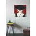 Rosdorf Park Haute Chapeau Rouge I By Marco Fabiano Canvas Wall Art Canvas in Red | 26 H x 26 W x 1.5 D in | Wayfair
