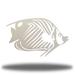 Red Barrel Studio® Casselman Butterfly Fish Metal in Gray/White | 22 H x 36 W x 0.06 D in | Wayfair E9EFB7BAE2A34FAEBE2DD50BFFD0A916