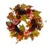 The Holiday Aisle® 24” Polyester Wreath in Orange | 24 H x 24 W x 6 D in | Wayfair D2AA95B76FBB40E6A8904DDDEF1F8A50