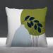 ULLI HOME Corini Abstract Mid-Century Indoor/Outdoor Throw Pillow Polyester/Polyfill blend | 18 H x 18 W x 4.5 D in | Wayfair