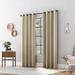 Wade Logan® Attiya Archaeo Gelso Textured Linen Blend Blackout Grommet Curtain Panel in Gray | 84 H in | Wayfair 0429A60DA9B84AE882F82FC0FA6E3CCF