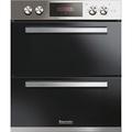 Baumatic BOS243X Built Under Electric Double Oven - Stainless Steel - A/A Rated