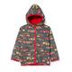 Hatley Boy's Microfiber Rain Jacket, Classic Race Cars, 8 Years