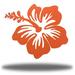 Bayou Breeze Torpey Hibiscus Flower Wall Accent Metal in Orange | 18 H x 18 W x 0.06 D in | Wayfair 0251CF99F5F5467ABAAA81BDAA515488