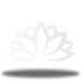 Red Barrel Studio® Posen Lotus Flower Wall Accent Metal in White | 10.5 H x 18 W x 0.06 D in | Wayfair F2117A8CA0374D4EBF398FFF0EB4D59A