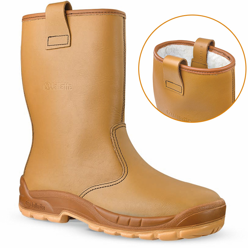 Bottes de sécurité fourrées JALFRIGG SAS CI S3 SRC marron P46 JALLATTE 00J0652-T46