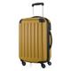 HAUPTSTADTKOFFER - SPREE - Handgepäck Hartschalen-Koffer Trolley Rollkoffer Reisekoffer, 4 Doppel-Rollen, 55 cm, 42 L, Herbstgold