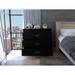 TUHOME Melia 3 Drawer Dresser with Superior Top and Metal Hardware