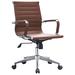 Set of 2 Office Chair With Wheels Ergonomic Executive PU Leather Arm Rest Tilt Adjustable Height Swivel Task Computer