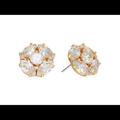 Kate Spade Jewelry | Kate Spade Marquise Cluster Studs | Color: White | Size: Os