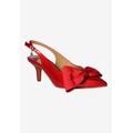 Women's Devika Slingback Pump by J. Renee in Red (Size 7 1/2 M)