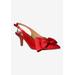 Women's Devika Slingback Pump by J. Renee in Red (Size 8 M)