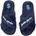 Women's FOCO Seattle Kraken Script Cross Slide Slippers