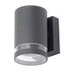 LITECRAFT Helo Outdoor 1 Light Wall Light with Photocell in Anthracite