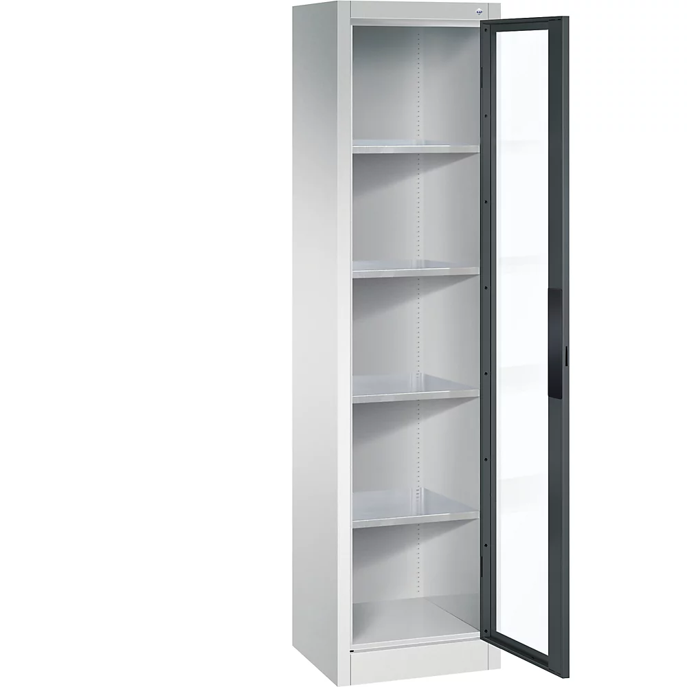 Armoire vitrée à portes battantes C+P