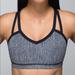 Lululemon Athletica Swim | Lululemon Water Bound Bra Size 6 Burlap Texture Black Dune Swim Top Bikini | Color: Black/Gray | Size: 6