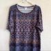 Lularoe Dresses | Julia Dress | Color: Purple/Black | Size: 3x