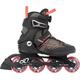 K2 Skates Damen Inline Skates ALEXIS 80 BOA, grey - coral, 30G0317.1.1.095