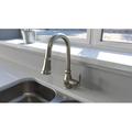 Huntington Brass Pull Down Single Handle Kitchen Faucet in Gray | 15.5 H in | Wayfair K4911002-MYJ