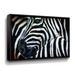 Latitude Run® Black & White Zebra Stripes III by Aldridge - Graphic Art on Canvas Canvas, Cotton in Black/Green | 18 H x 24 W x 2 D in | Wayfair