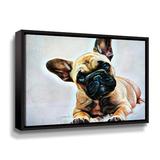 Red Barrel Studio® Fawn French Bulldog Puppy Pose by Aldridge - Graphic Art on Canvas Canvas, Cotton in Brown | 14 H x 18 W x 2 D in | Wayfair