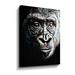 Dakota Fields Primate Perfection I by Aldridge - Graphic Art on Canvas Canvas, Cotton in Black/Green | 18 H x 4 W x 2 D in | Wayfair