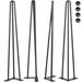 Symple Stuff Eadoin Stuff Hairpin Table Leg | 18 H x 4.3 W x 4.3 D in | Wayfair 32599292686545E4BDB917DB4DD8F530